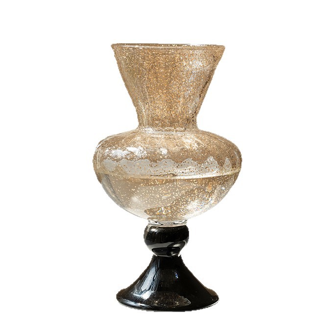 Vase Decor - مزهرية زجاجية فرنسية عتيقة، زينة لغرفة