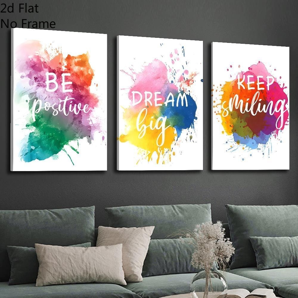 (بدون إطار 3 قطع) - لوحة فنية  - مراجعة Abstract Canvas Set وسعره