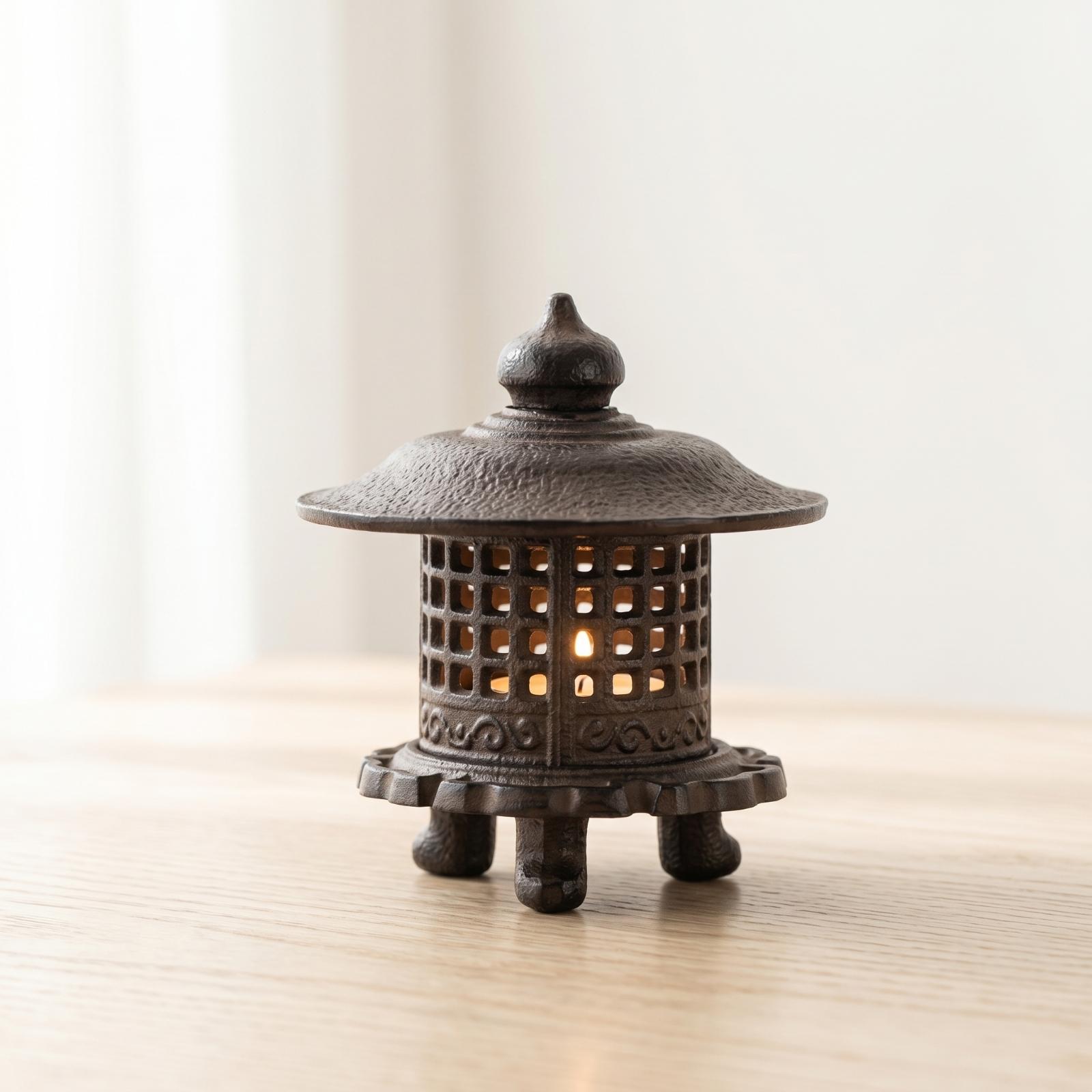 فانوس من الحديد الزهر لحمل الش - مراجعة Candle Holder Decor وسعره
