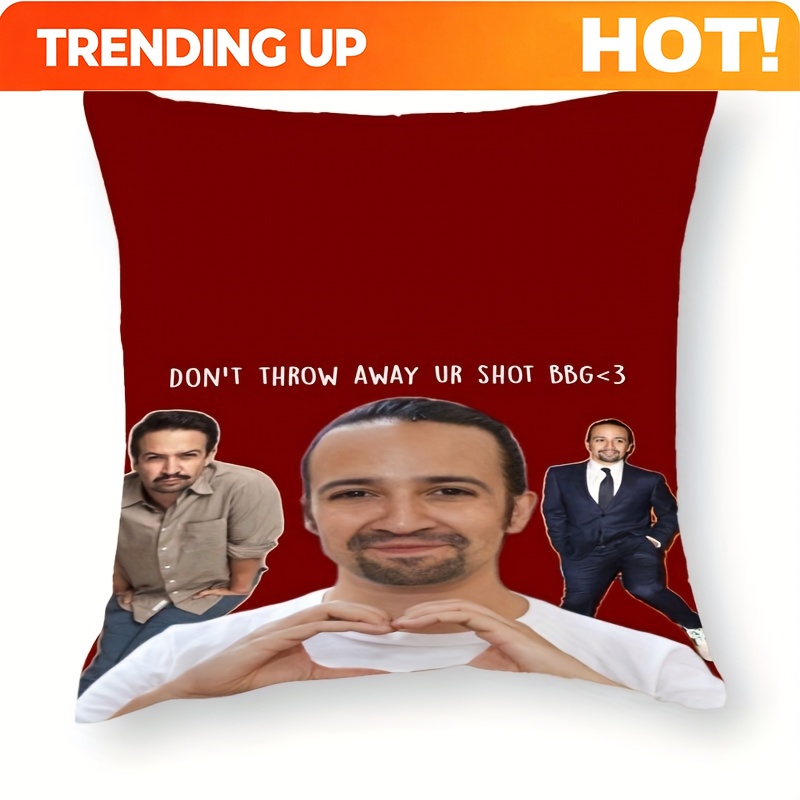 غطاء وسادة مخصص بتصميم لين-مان - مراجعة Throw Pillow وسعره