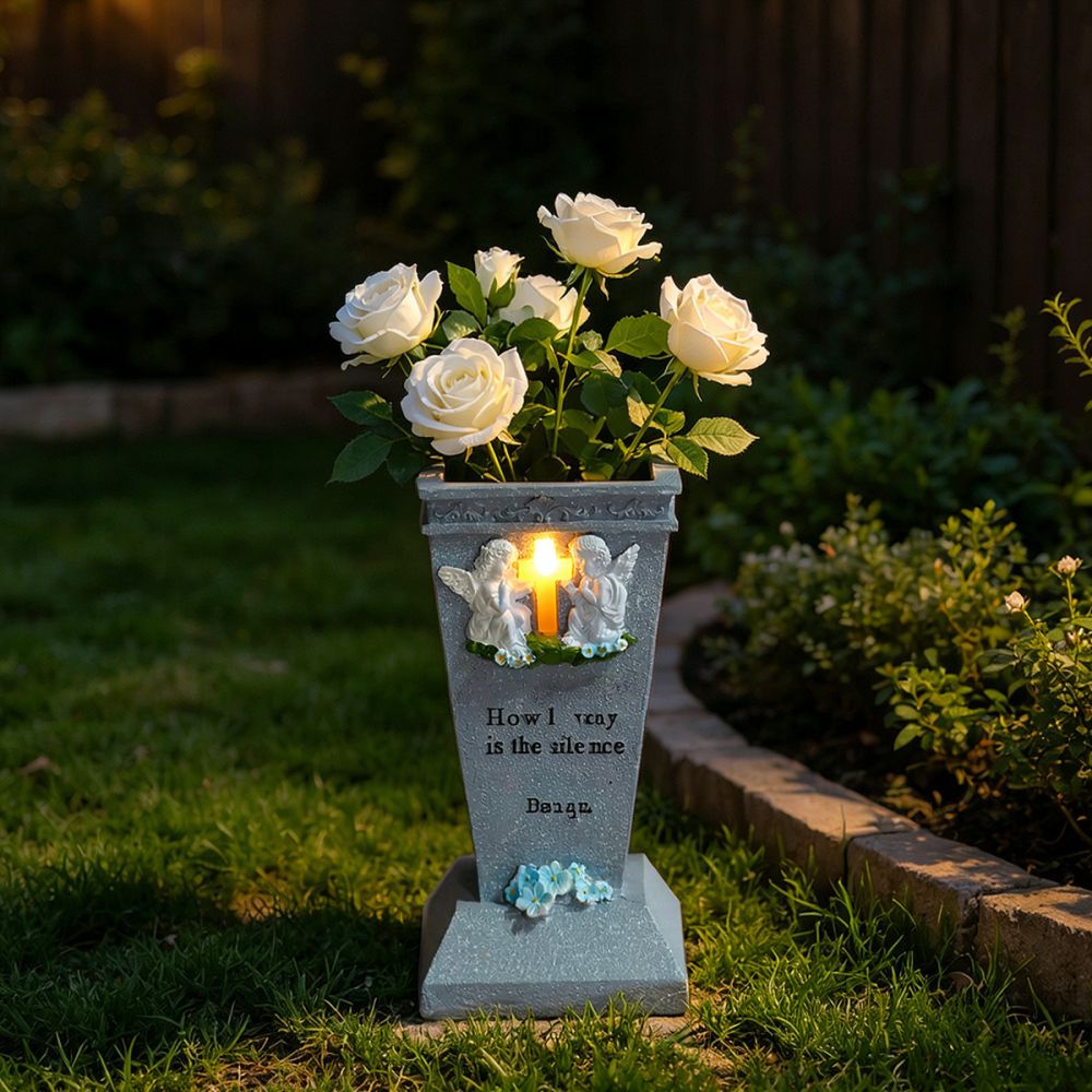 مزهرية راتنجية على شكل صليب شم - مراجعة Vase Decor وسعره