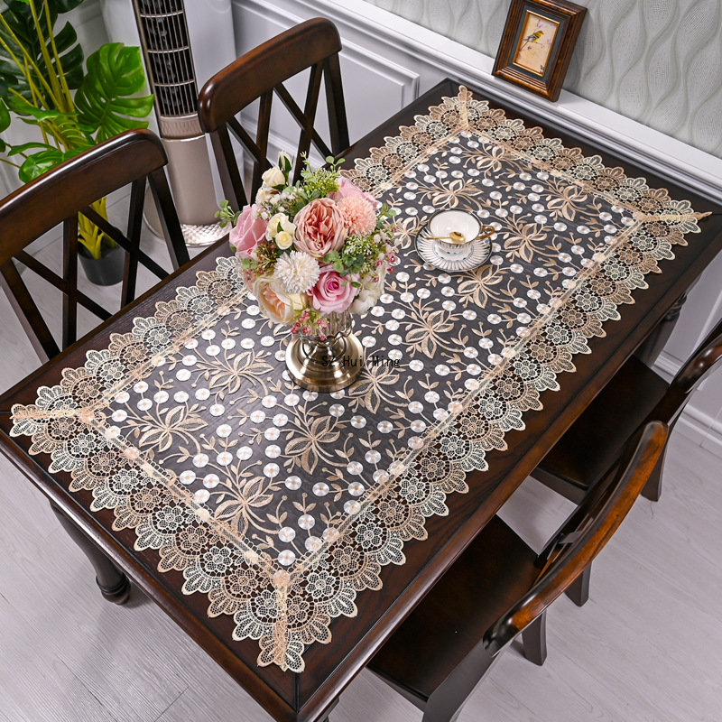مستطيل مفرش المائدة الأبيض مفر - مراجعة Table Runner وسعره