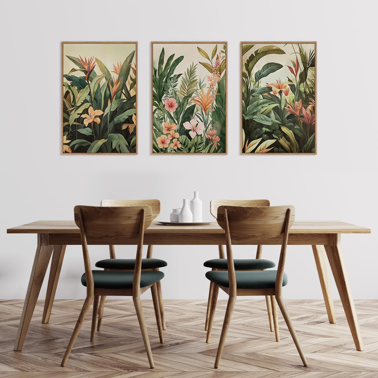 3 قطع/مجموعة من لوحات قماشية ب - مراجعة Abstract Canvas Set وسعره